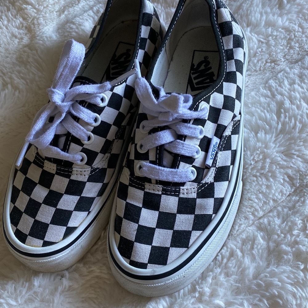 Checkered Vans - image 1
